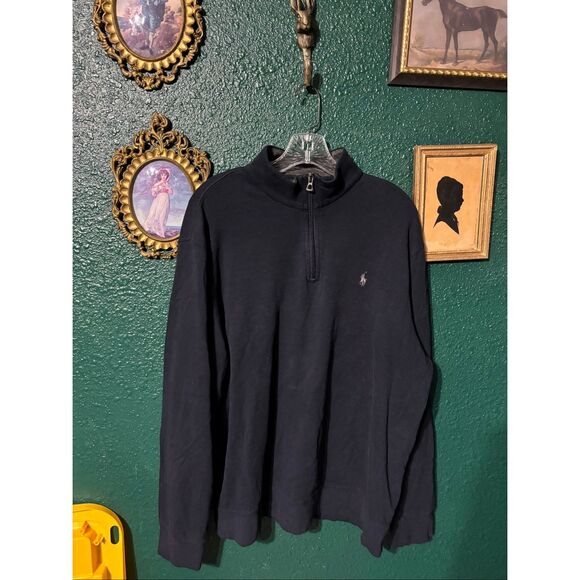 Polo by Ralph Lauren Other - Polo Ralph Lauren Men’s Blue Quarter Zip Sz X-Large